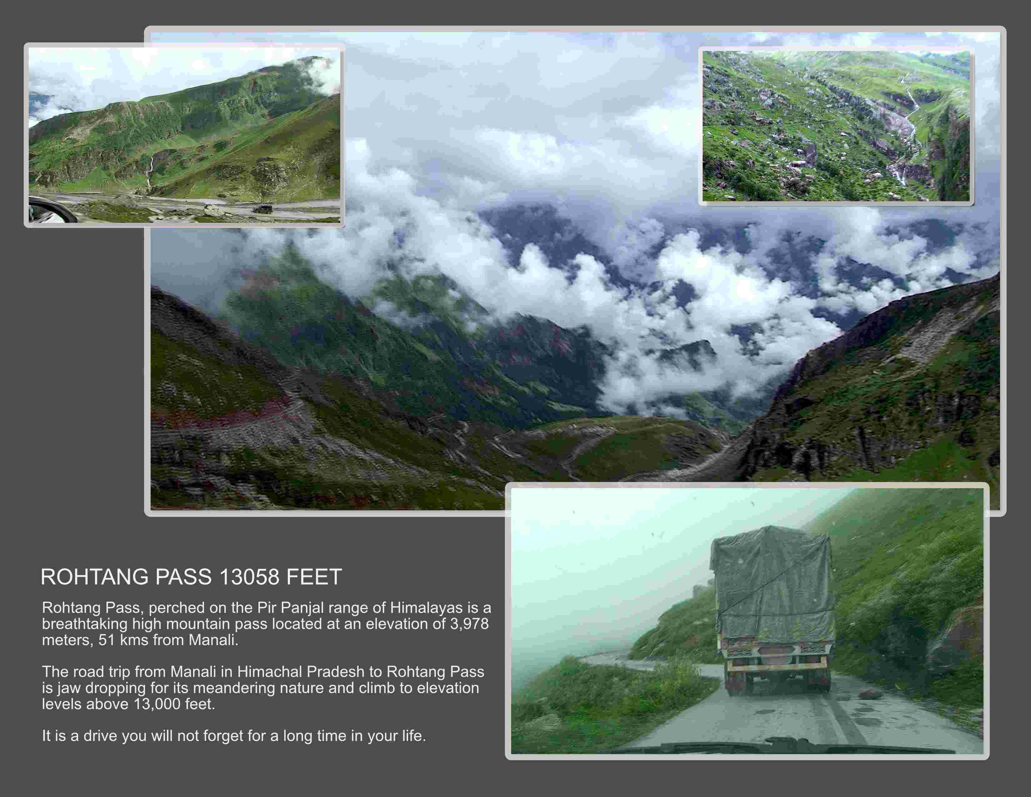 Spectacular Drive to Rohtang Pass 13058 Ft Spectacular Drive to Rohtang Pass 13058 Ft